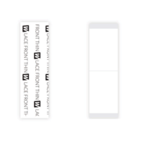 LACE FRONT THIN - 1"x3" CONTOUR, 36PC/BAG LACE FRONT THIN - 1"x3" CONTOUR, 36PC/BAG